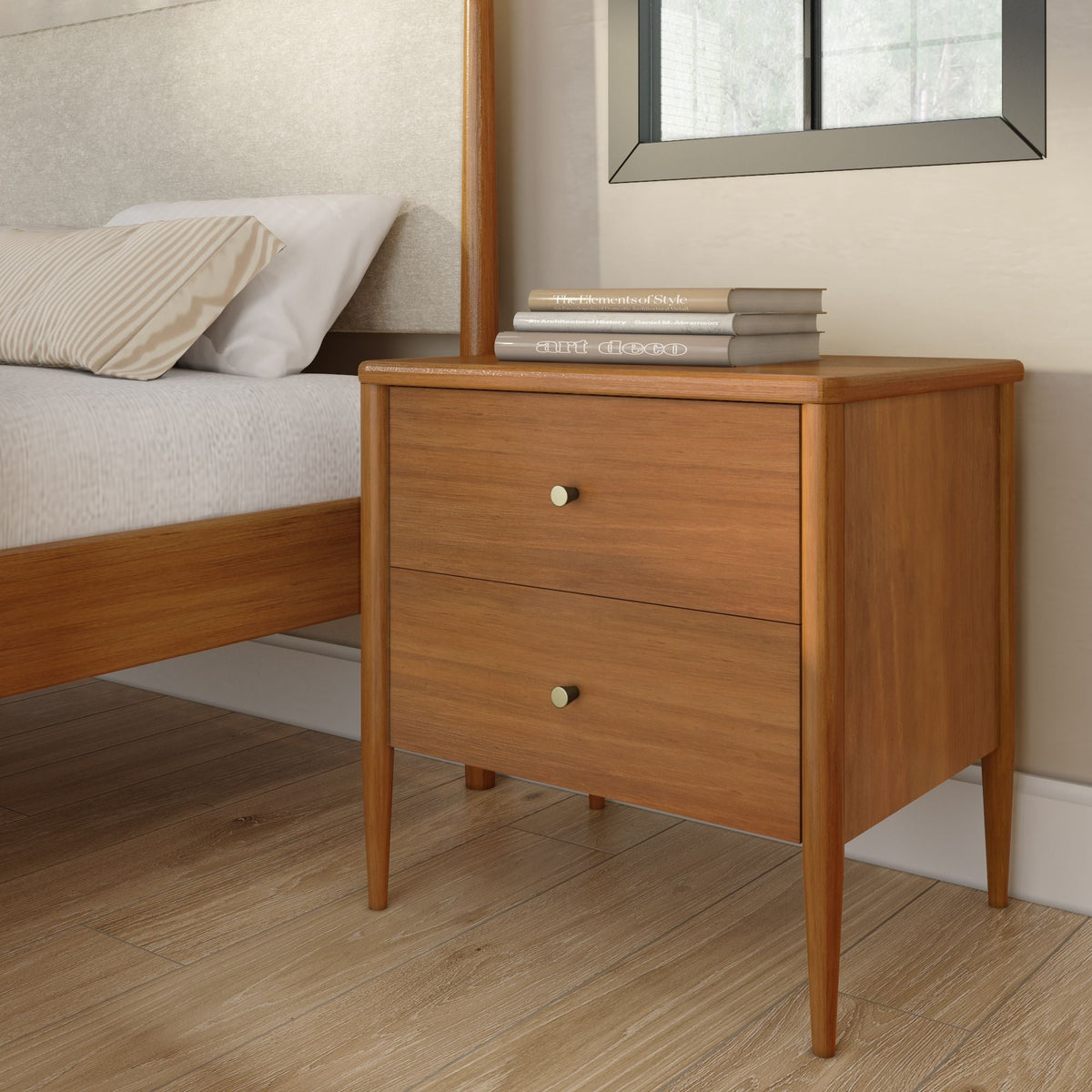 Harbor 2-Drawer Nightstand